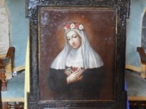 Il dipinto del 1600 raffigurante Santa Rosa